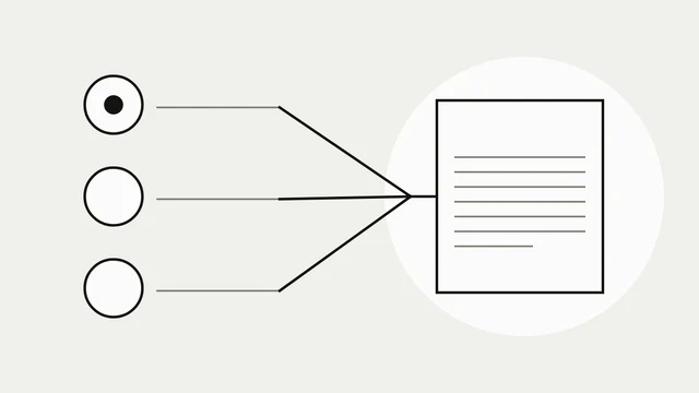 Diagram: status, team location and market narrative converge on a US diligence file.
